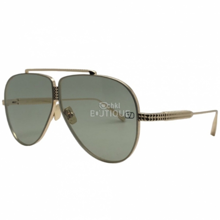 Очки Valentino XVI-Pilot Titanium Stud Frame VLS -100D-64 I GLD-GRY I CAT 3( size 64-5-145)