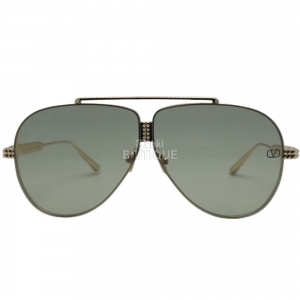 Очки Valentino XVI-Pilot Titanium Stud Frame VLS -100D-64 I GLD-GRY I CAT 3( size 64-5-145)