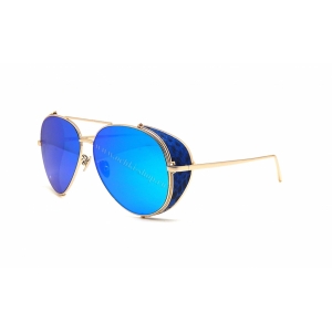 Очки Linda Farrow Luxe Gold Blue LFL 255 090 (size 63-14-135)